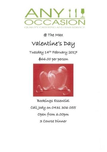 Any Occasion Quality Catering & Bar Service: Valentine's Dinner